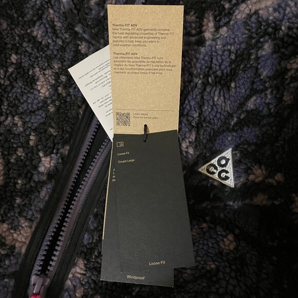 Nike ACG Therma-FIT Windproof 1/2 zip Sherpa Jacket Pullover M - Picture 14 of 15